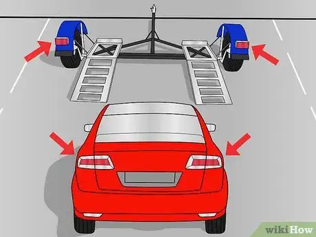 Image titled Hook Up a Tow Dolly and Lights to a Car Step 1