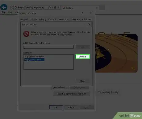 Image titled Remove a Website From the Restricted Site List in Internet Explorer Step 7