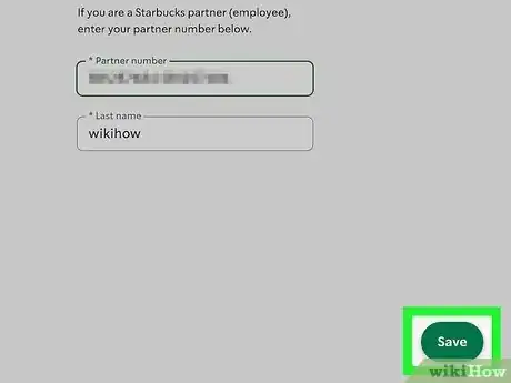 Image titled Add Partner Numbers to Starbucks App Step 8