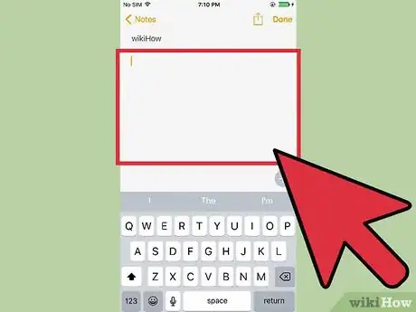 Image titled Add Pictures to iPhone Notes Step 4