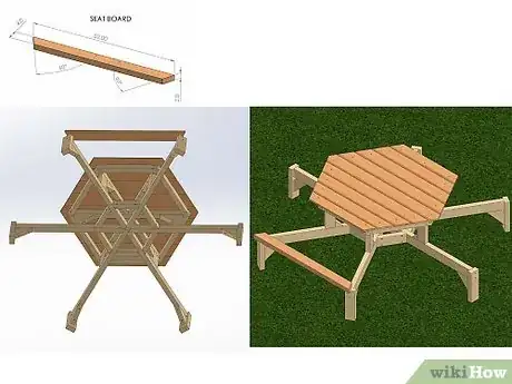 Image titled Build a Hexagon Picnic Table Step 27