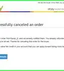 Cancel an Order on eBay