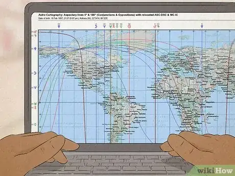 Image titled Read Astrocartography Map Step 3