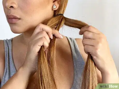 Image titled Do a Fish Tail Plait in Your Hair Step 19