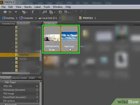 Image titled Open Multiple Images As Layers in Photoshop Using Bridge Step 14