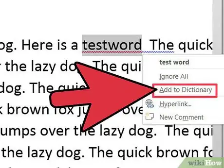 Image titled Add a Word to the Dictionary in Microsoft Word Step 8