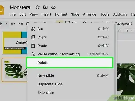 Image titled Delete a Slide on Google Slides Step 3