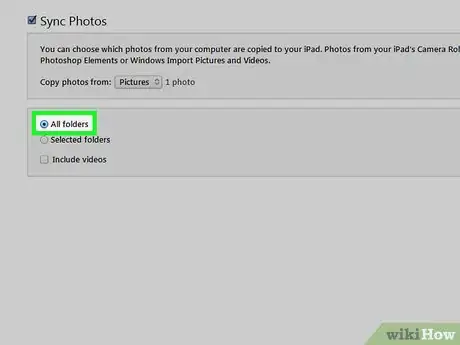 Image titled Transfer Photos from PC to iPad Step 7