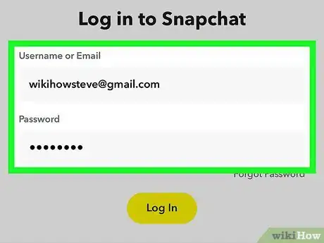 Image titled Unlock Your Snapchat Account Step 3
