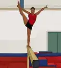 Walk on a Gymnastics Balance Beam