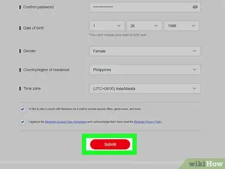 Image titled Create a Nintendo Account and Link It to a Nintendo Switch Step 4