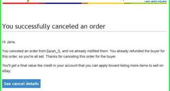 Cancel an Order on eBay