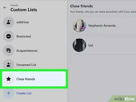 Image titled Edit Close Friends on Facebook on a PC or Mac Step 4