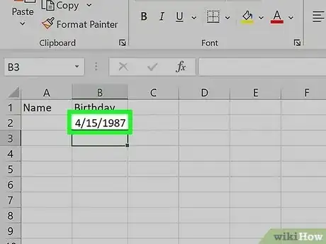 Image titled Calculate Age on Excel Step 12