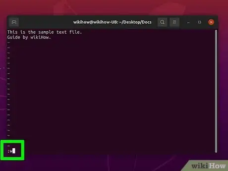 Image titled Create and Edit Text File in Linux by Using Terminal Step 14