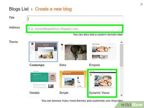 Image titled Create a Blogger Blog Step 6