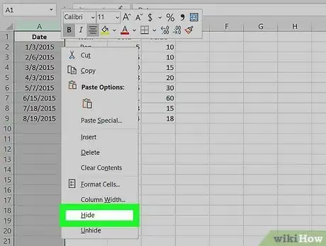 Image titled Hide Columns in Excel Step 4