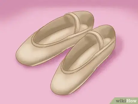 Image titled Break in Leather Ballet Shoes Step 1