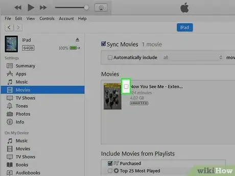 Image titled Add a Movie to Your iPad Step 21