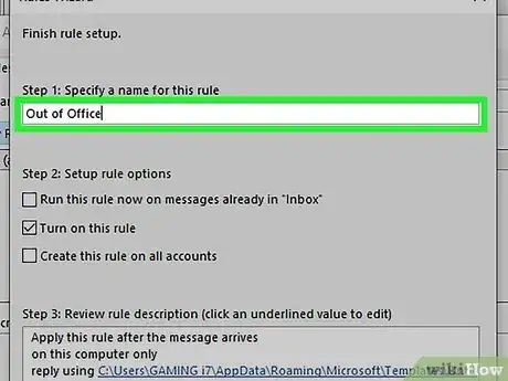 Image titled Set Up Out of Office in Outlook Step 20
