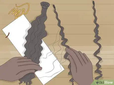 Image titled Do Feed In Braids on Yourself Step 4