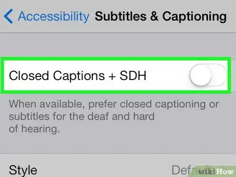 Image titled Disable Subtitles and Captioning on an iPhone Step 4