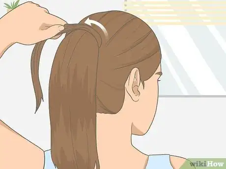 Image titled Put Extensions in a Ponytail Step 5