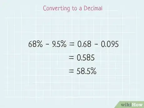 Image titled Subtract Percentages in Math Step 7