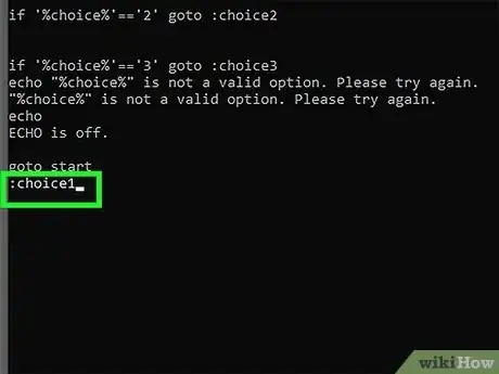 Image titled Create Options or Choices in a Batch File Step 19