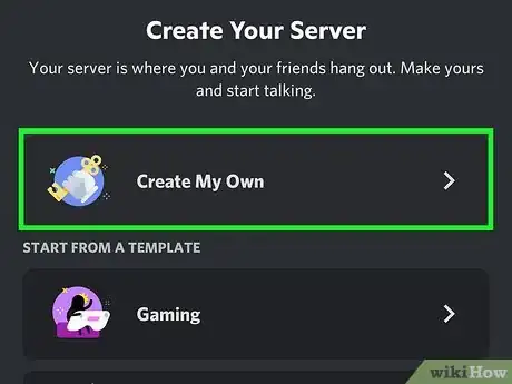 Image titled Make a Discord Server on Mobile Step 4