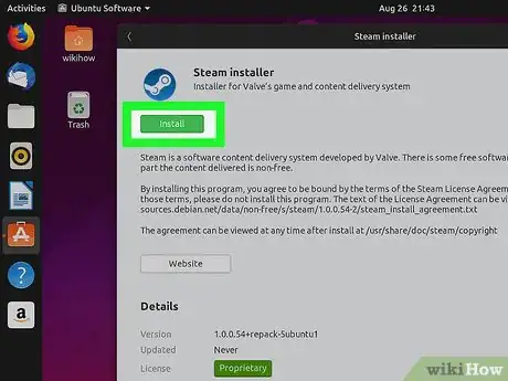 Image titled Install Steam on Linux Step 5