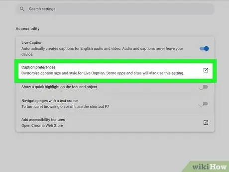 Image titled Stop Live Caption in Chrome Step 13