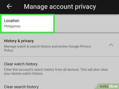 Image titled Change Your Location Settings in YouTube Music on Android Step 12