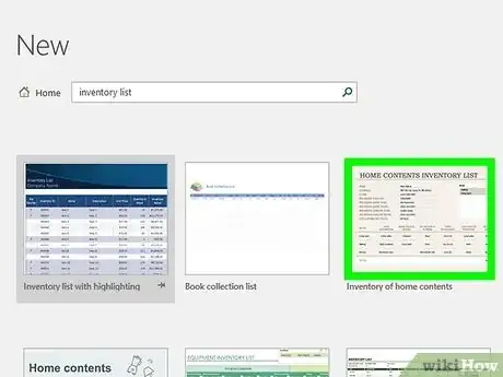 Image titled Create an Inventory List in Excel Step 4