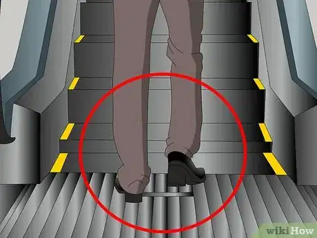 Image titled Get On and Off an Escalator Step 3