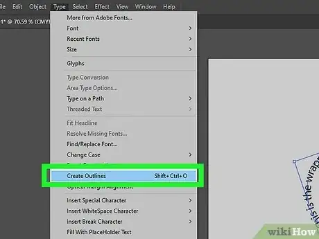 Image titled Wrap Text in Adobe Illustrator Step 20