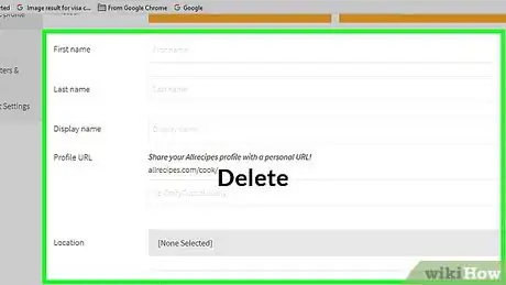 Image titled Delete an Allrecipes Account Step 4