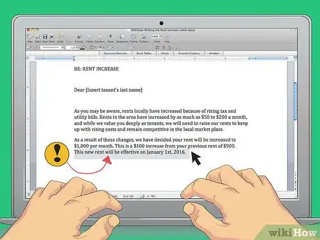 Image titled Notify a Tenant in Writing of an Increase Step 7