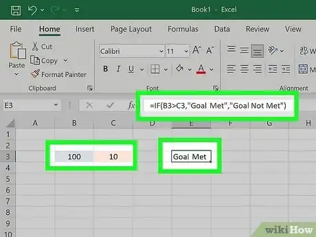 Image titled How Do You Write an if then Formula in Excel Step 2