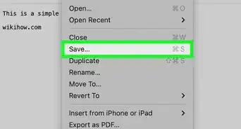 Create a TXT File on Mac