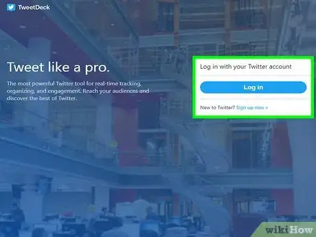 Image titled Use TweetDeck Step 2