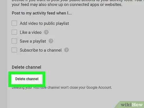 Image titled Delete a YouTube Channel Step 4