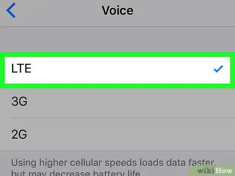 Image titled Enable LTE on an iPhone Step 4