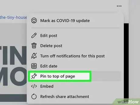 Image titled Pin a Post on Facebook Step 16