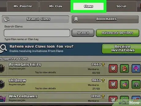 Image titled Join a Clan in Clash of Clans Step 4