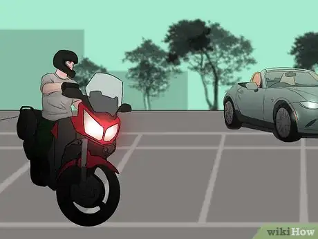 Image titled U‐Turn on a Motorcycle Step 1