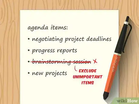 Image titled Write an Agenda for a Meeting Step 4