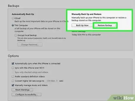 Image titled Restore Your iPhone Without Updating Step 13