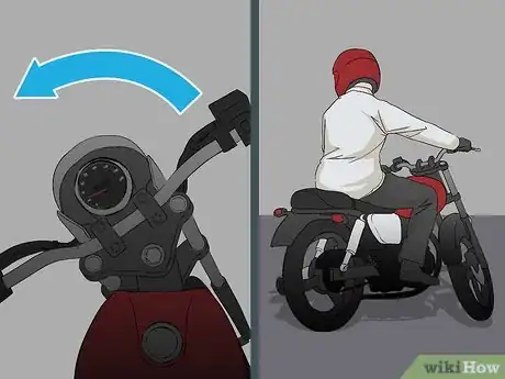 Image titled U‐Turn on a Motorcycle Step 9