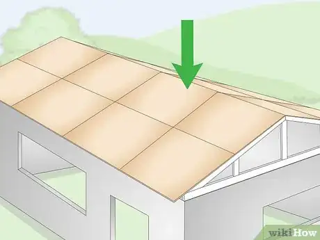 Image titled Build a Roof Step 14